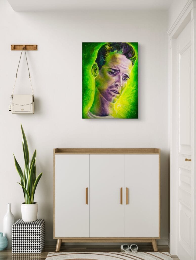 Toile Jack accrochée dans un décor