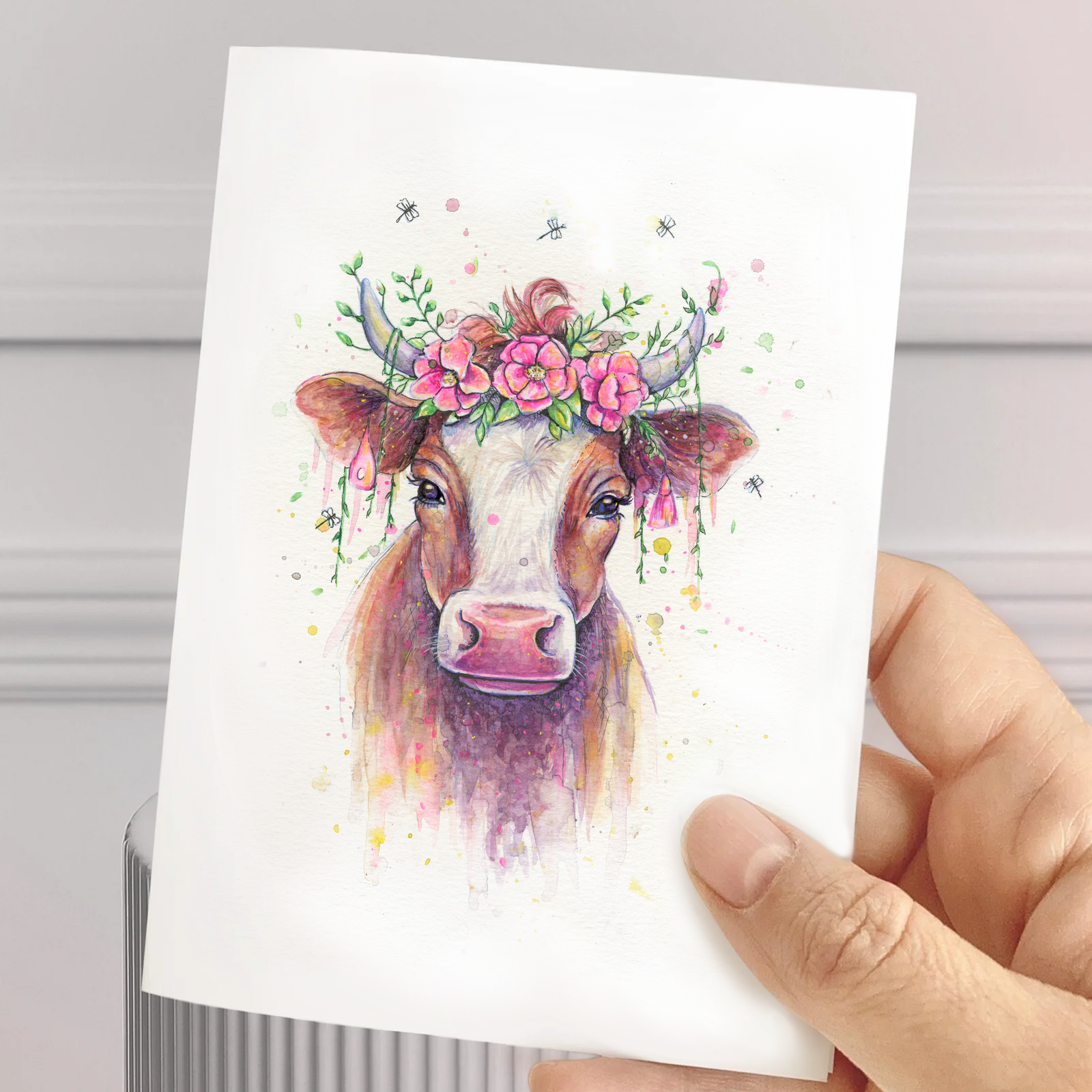 Carte artistique représentant deux frères complices, idéale pour souligner les liens familiaux et l’amour fraternel.