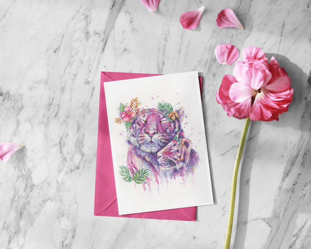 carte de souhait originale